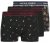 Jack & Jones Gingerbread Trunks 3-Pack Black - Aluspesu ja ujumisriided - Aluspesu 2XL-8XL