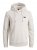 Jack & Jones JCOKING SWEAT HOOD Light Gray - Sviitrid ja dressipluusid - Meeste suured kapuutsiga jakid suurustes 2XL – 14XL