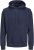 Jack & Jones BRADLEY Hoodie Navy Blazer - Sviitrid ja dressipluusid - Meeste suured kapuutsiga jakid suurustes 2XL – 14XL