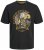 Jack & Jones JJSKULL ROCK T-Shirt Black - T-särgid - Suured T-särgid 2XL – 14XL