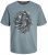 Jack & Jones JJSKULL ROCK T-Shirt Goblin Blue - T-särgid - Suured T-särgid 2XL – 14XL