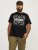 Jack & Jones JJPAISLEY T-Shirt Black - T-särgid - Suured T-särgid 2XL – 14XL