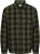 Jack & Jones ZAC Brushed Long Sleeve Overshirt Green - Särgid - Meeste suured särgid 2XL – 8XL