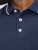 Jack & Jones PAULOS Short Sleeve Polo Navy Blazer - Polosärgid - Meeste suured polosärgid 2XL – 8XL