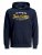 Jack & Jones Elogo Sweat Hood Navy Blazer - Sviitrid ja dressipluusid - Meeste suured kapuutsiga jakid suurustes 2XL – 14XL