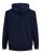 Jack & Jones Basic Sweat Zip Hood Navy Blazer - Sviitrid ja dressipluusid - Meeste suured kapuutsiga jakid suurustes 2XL – 14XL