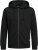 Jack & Jones Basic Sweat Zip Hood Black - Sviitrid ja dressipluusid - Meeste suured kapuutsiga jakid suurustes 2XL – 14XL