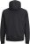 Jack & Jones RUSH SOLID Bomber Jacket with Hood Black - Jakid ja joped - Joped, suured suurused: 2XL – 12XL