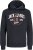 Jack & Jones 2 COL LOGO Hoodie Dark Navy - Sviitrid ja dressipluusid - Meeste suured kapuutsiga jakid suurustes 2XL – 14XL