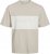 Jack & Jones LEGACY BLOCKING T-Shirt Beige - T-särgid - Suured T-särgid 2XL – 14XL