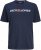 Jack & Jones Corp Logo Crew Neck T-Shirt Navy Blazer - T-särgid - Suured T-särgid 2XL – 14XL