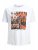 Jack & Jones Rocto T-shirt White - T-särgid - Suured T-särgid 2XL – 14XL