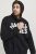 Jack & Jones CORP LOGO Large Print Hoodie Black - Sviitrid ja dressipluusid - Meeste suured kapuutsiga jakid suurustes 2XL – 14XL