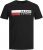 Jack & Jones CORP Logo T-Shirt Black/PLAY 4 - T-särgid - Suured T-särgid 2XL – 14XL