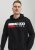 Jack & Jones CORP LOGO PLAY 4 Print Hoodie Black - Sviitrid ja dressipluusid - Meeste suured kapuutsiga jakid suurustes 2XL – 14XL