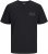Jack & Jones CORP Logo T-Shirt Black w Small Black Print - T-särgid - Suured T-särgid 2XL – 14XL