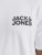 Jack & Jones CORP Logo T-Shirt White w Small Black Print - T-särgid - Suured T-särgid 2XL – 14XL
