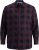 Jack & Jones Gingham L/S Shirt Dark Red - Särgid - Meeste suured särgid 2XL – 8XL
