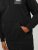 Jack & Jones JJLOCK SWEAT HOOD Black - Sviitrid ja dressipluusid - Meeste suured kapuutsiga jakid suurustes 2XL – 14XL