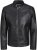 Jack & Jones Rocky Urban Rider Leather Jacket Black - Jakid ja joped - Joped, suured suurused: 2XL – 12XL
