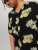 Jack & Jones JORLUKE FLORES Resort Shirt Black - Särgid - Meeste suured särgid 2XL – 8XL