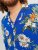 Jack & Jones JORLUKE FLORES Resort Shirt Nautical Blue - Särgid - Meeste suured särgid 2XL – 8XL