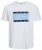 Jack & Jones JORJOSHUA T-shirt Bright White - T-särgid - Suured T-särgid 2XL – 14XL