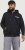 Jack & Jones ESTERBRO Zip Hoodie Black - Sviitrid ja dressipluusid - Meeste suured kapuutsiga jakid suurustes 2XL – 14XL