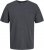 Jack & Jones PAULOS T-Shirt Dark Grey Melange - T-särgid - Suured T-särgid 2XL – 14XL