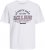 Jack & Jones JJELOGO O-Neck T-Shirt White - T-särgid - Suured T-särgid 2XL – 14XL
