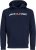 Jack & Jones CORP OLD LOGO REG FIT Hoodie Navy Blazer - Sviitrid ja dressipluusid - Meeste suured kapuutsiga jakid suurustes 2XL – 14XL
