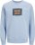Jack & Jones HUDSON Sweatshirt Chambray Blue - Sviitrid ja dressipluusid - Meeste suured kapuutsiga jakid suurustes 2XL – 14XL