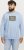 Jack & Jones HUDSON Sweatshirt Chambray Blue - Sviitrid ja dressipluusid - Meeste suured kapuutsiga jakid suurustes 2XL – 14XL