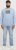 Jack & Jones HUDSON Sweatshirt Chambray Blue - Sviitrid ja dressipluusid - Meeste suured kapuutsiga jakid suurustes 2XL – 14XL