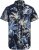 Jack & Jones Hawaii AOP Shirt Blue - Särgid - Meeste suured särgid 2XL – 8XL