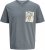 Jack & Jones Split Pocket Print T-Shirt Grey - T-särgid - Suured T-särgid 2XL – 14XL