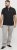 Jack & Jones Fusion Pique Zipper Polo Black - Polosärgid - Meeste suured polosärgid 2XL – 8XL