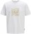Jack & Jones Tarmac Camo Crew Neck T-Shirt Bright White - T-särgid - Suured T-särgid 2XL – 14XL