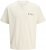 Jack & Jones Snake Crew Neck T-Shirt Antique White - T-särgid - Suured T-särgid 2XL – 14XL