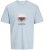 Jack & Jones Vira Branding Crew Neck T-Shirt Skyway - T-särgid - Suured T-särgid 2XL – 14XL