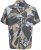 Jack & Jones Vira Marshall AOP Short Sleeve Shirt Silver Sage - Särgid - Meeste suured särgid 2XL – 8XL