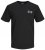 Jack & Jones JCOEDTN T-Shirt with Back Print Black - T-särgid - Suured T-särgid 2XL – 14XL
