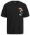 Jack & Jones JORDECAL T-Shirt with Back Print Black - T-särgid - Suured T-särgid 2XL – 14XL