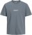 Jack & Jones Lington Back And Front Print Crew Neck T-Shirt Grey - T-särgid - Suured T-särgid 2XL – 14XL