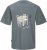 Jack & Jones Lington Back And Front Print Crew Neck T-Shirt Grey - T-särgid - Suured T-särgid 2XL – 14XL