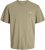 Jack & Jones Ayce Crew Neck T-Shirt Beige - T-särgid - Suured T-särgid 2XL – 14XL