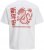 Jack & Jones Snake Dragon Crew Neck T-Shirt Bright White - T-särgid - Suured T-särgid 2XL – 14XL