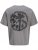 Jack & Jones Summer Sago Print Crew Neck T-Shirt Gray Flannel - T-särgid - Suured T-särgid 2XL – 14XL