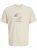 Jack & Jones Calma Crew Neck T-Shirt Sweet Corn - T-särgid - Suured T-särgid 2XL – 14XL