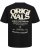  Jack & Jones Tavira Type Crew Neck T-Shirt Black - T-särgid - Suured T-särgid 2XL – 14XL